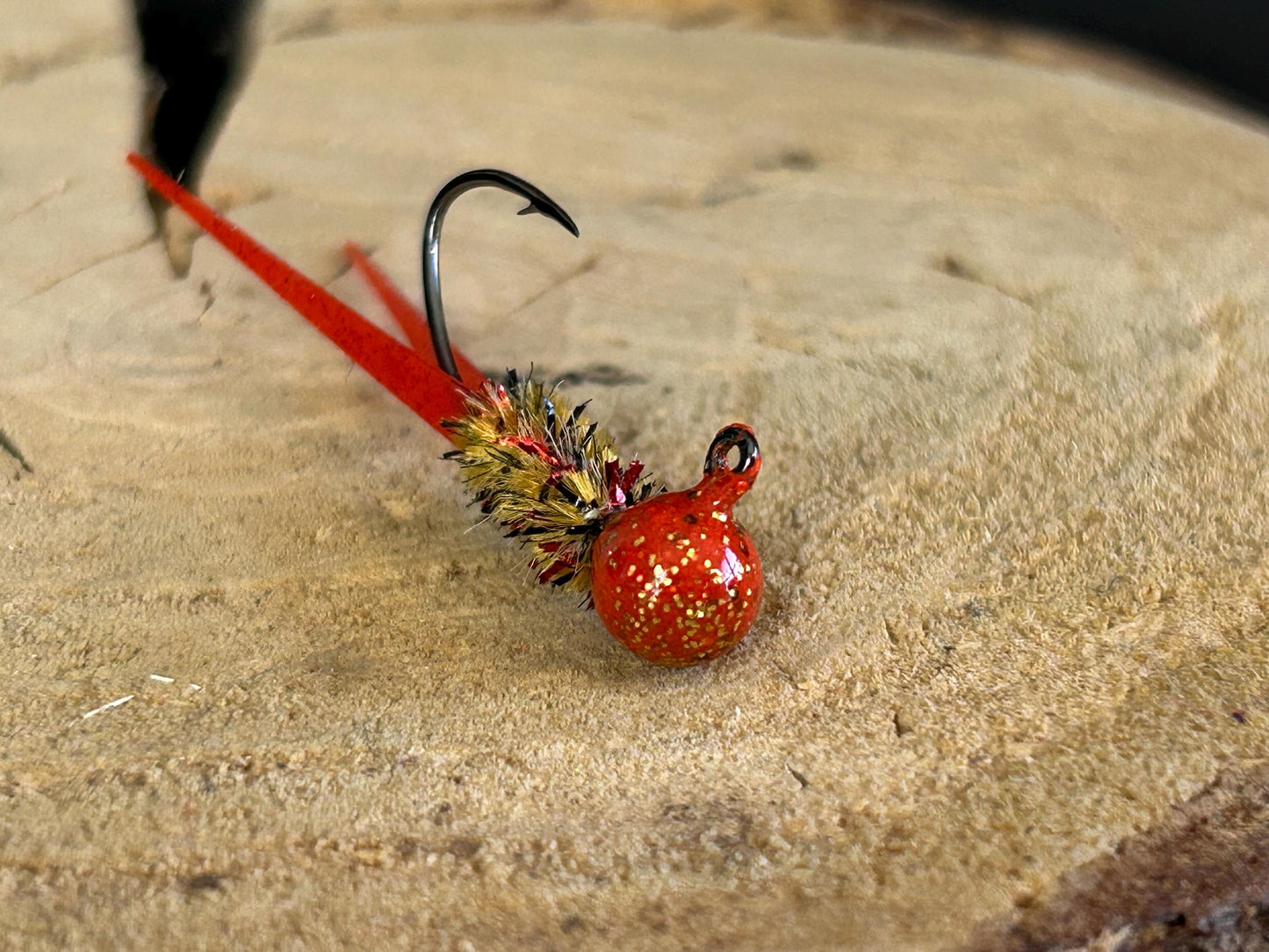 Split tail crappie jigs