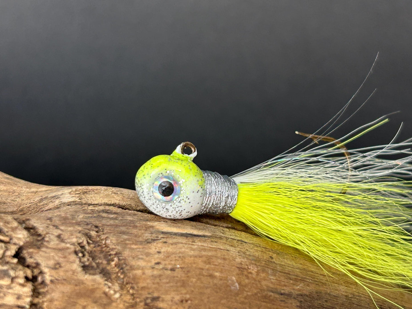 Hand tied walleye jigs