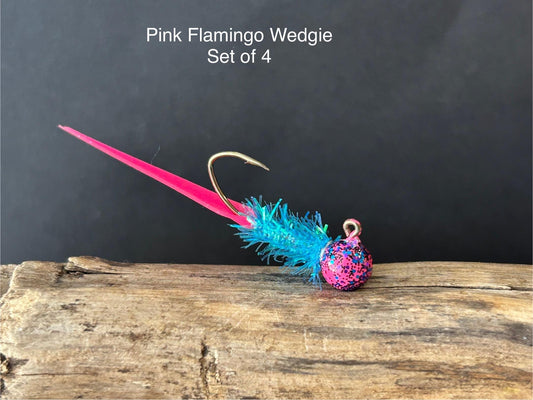 Wedge tail crappie jigs