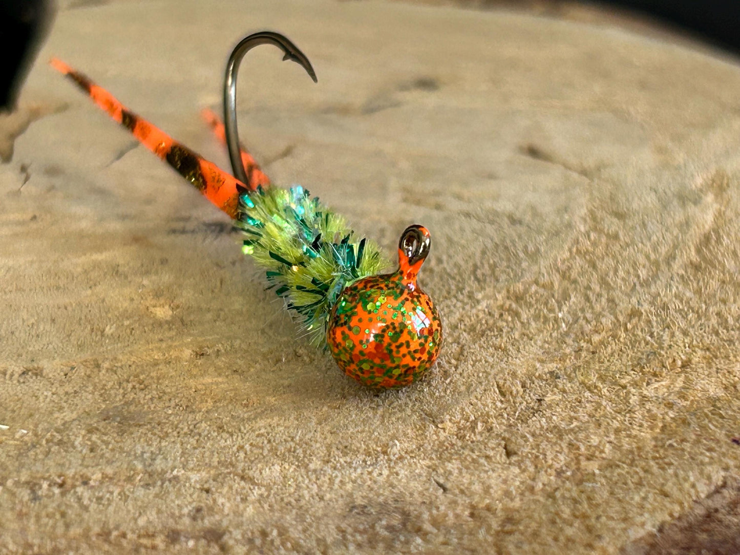 Split tail crappie jigs