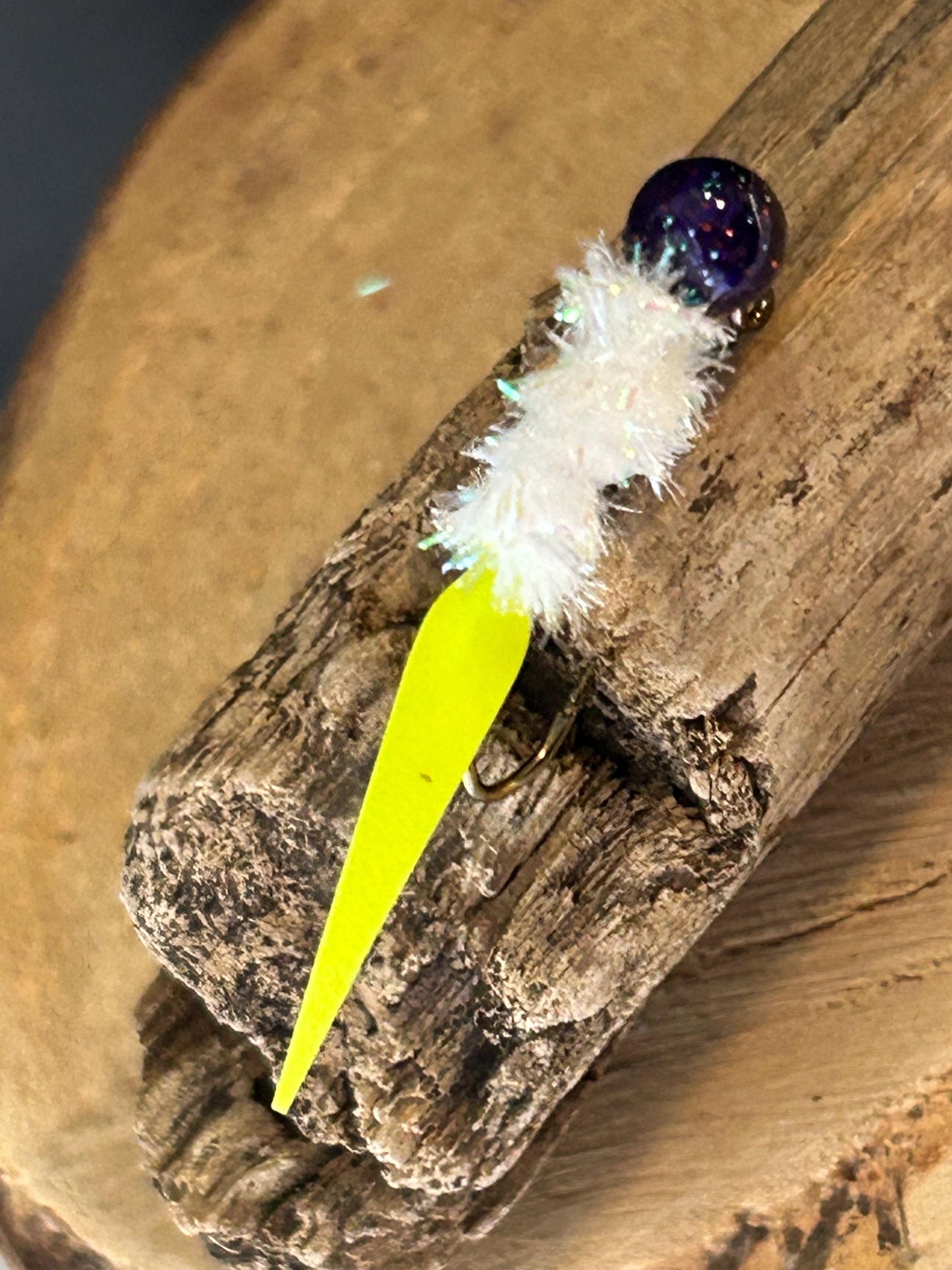 Wedge tail crappie jigs