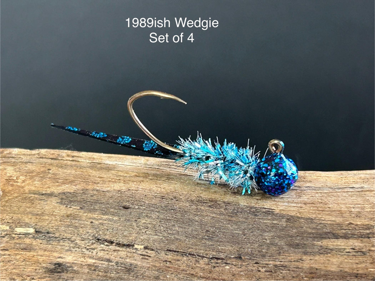 Wedge tail crappie jigs