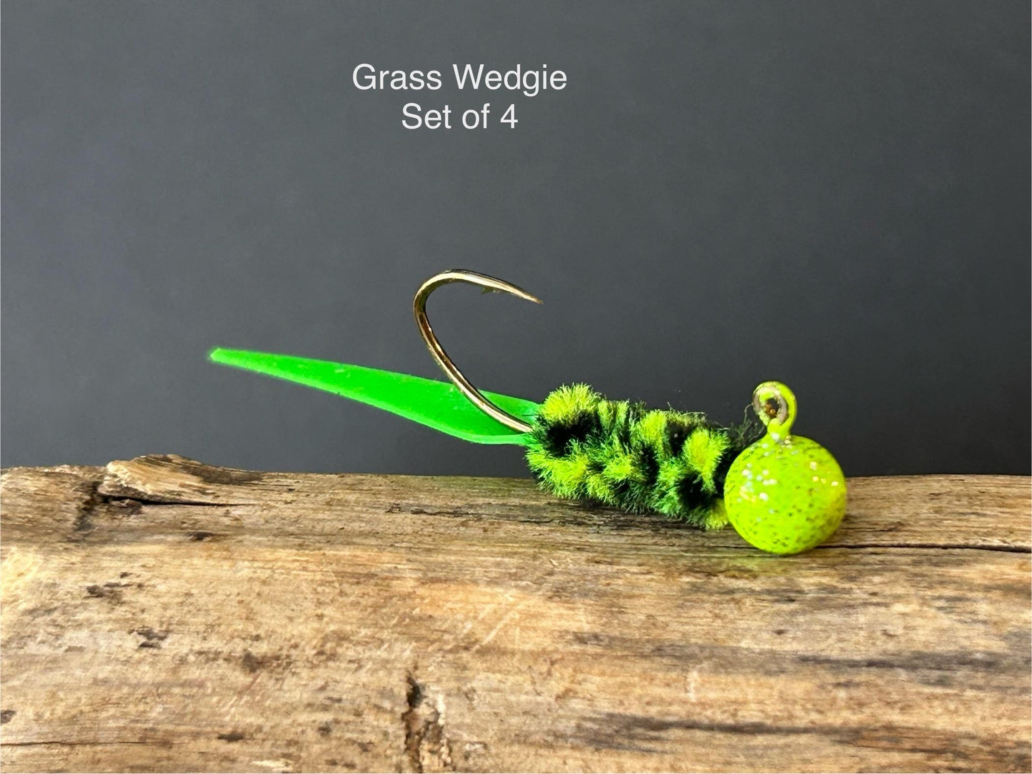 Wedge tail crappie jigs