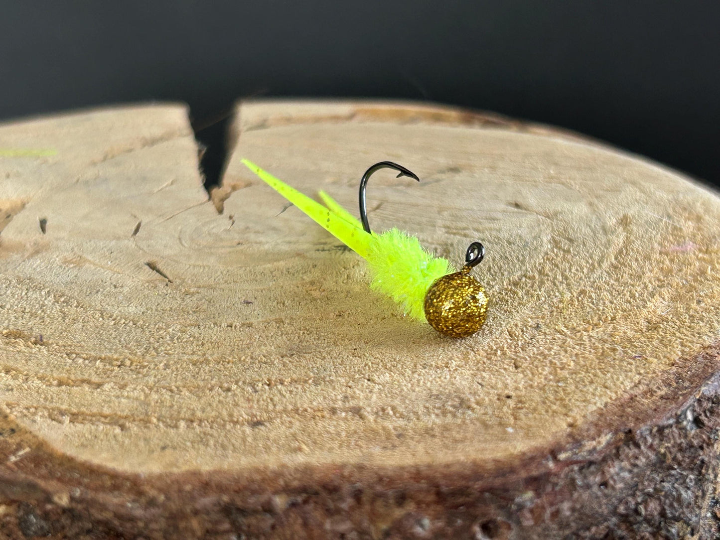 Split tail crappie jigs