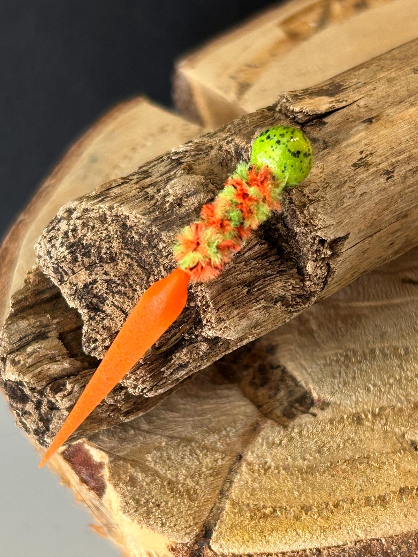 Wedge tail crappie jigs