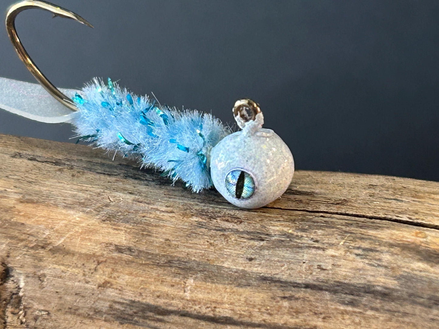 Wedge tail crappie jigs