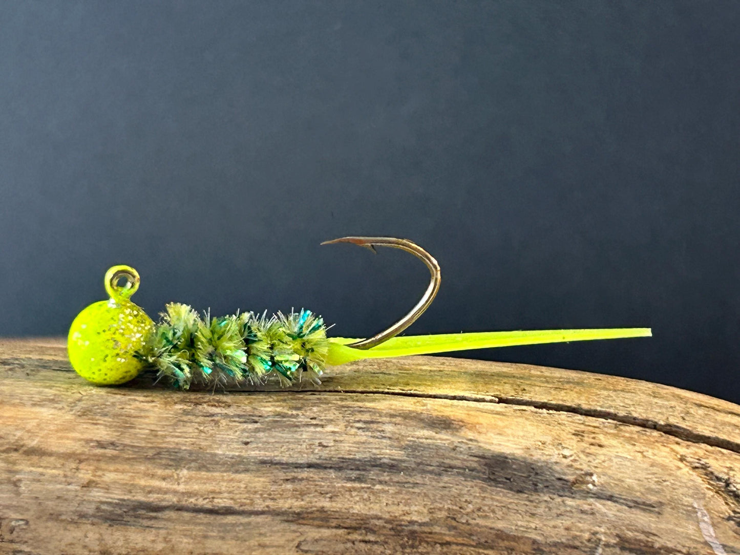 Wedge tail crappie jigs