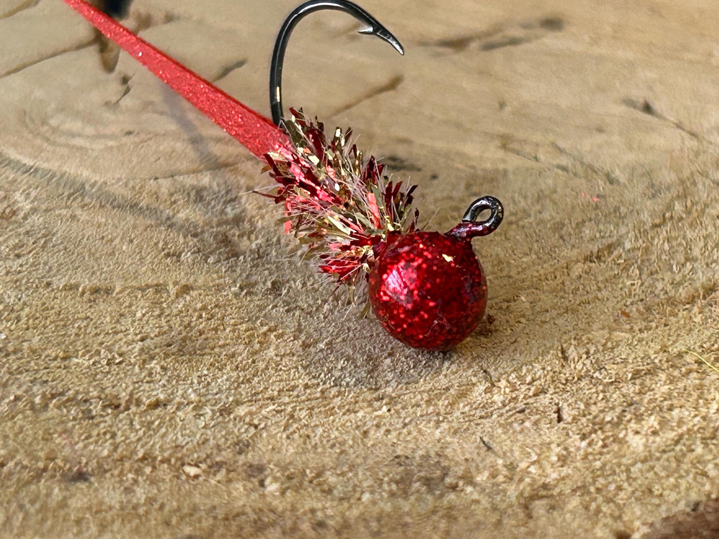 Split tail crappie jigs