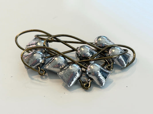 Unpainted hatchet  jig heads MUSTAD sickle hook