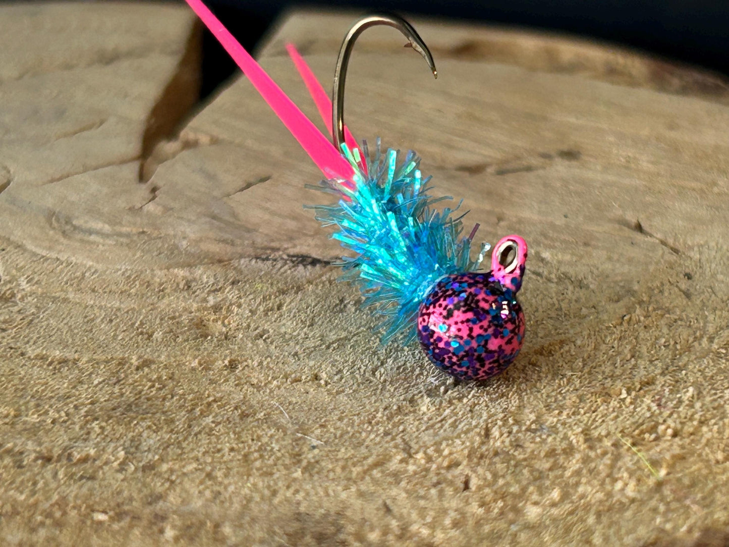 Split tail crappie jigs