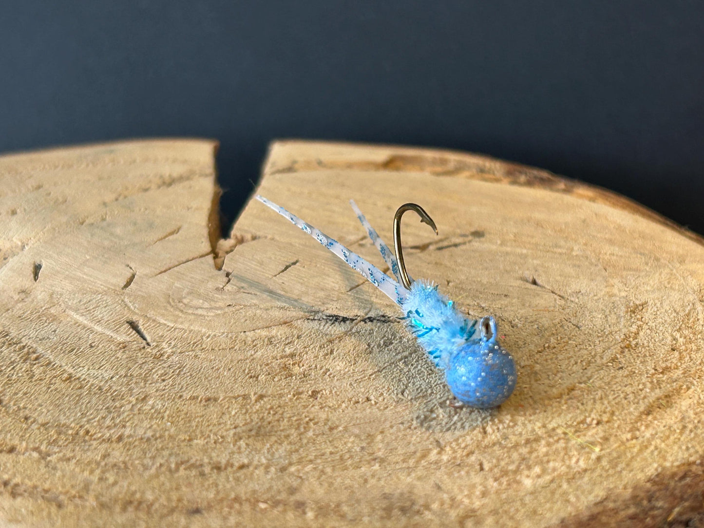 Split tail crappie jigs