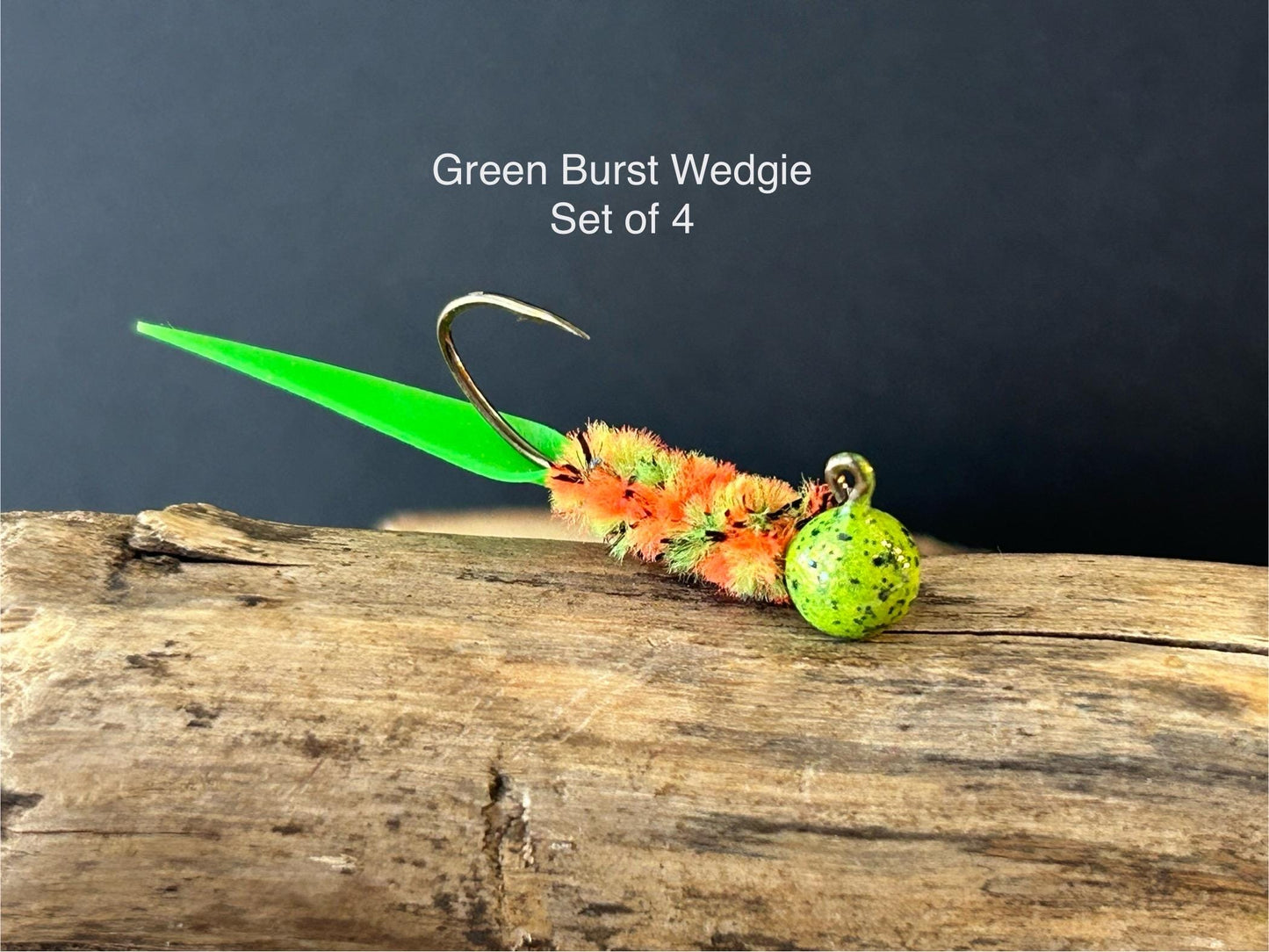Wedge tail crappie jigs