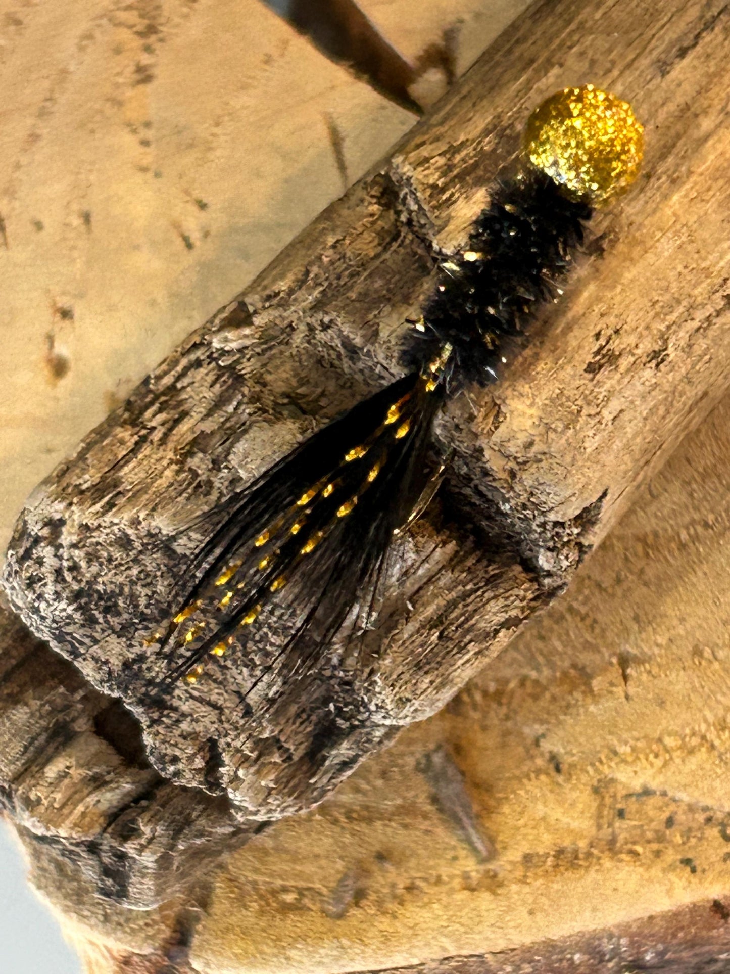 Hackle feather crappie jigs