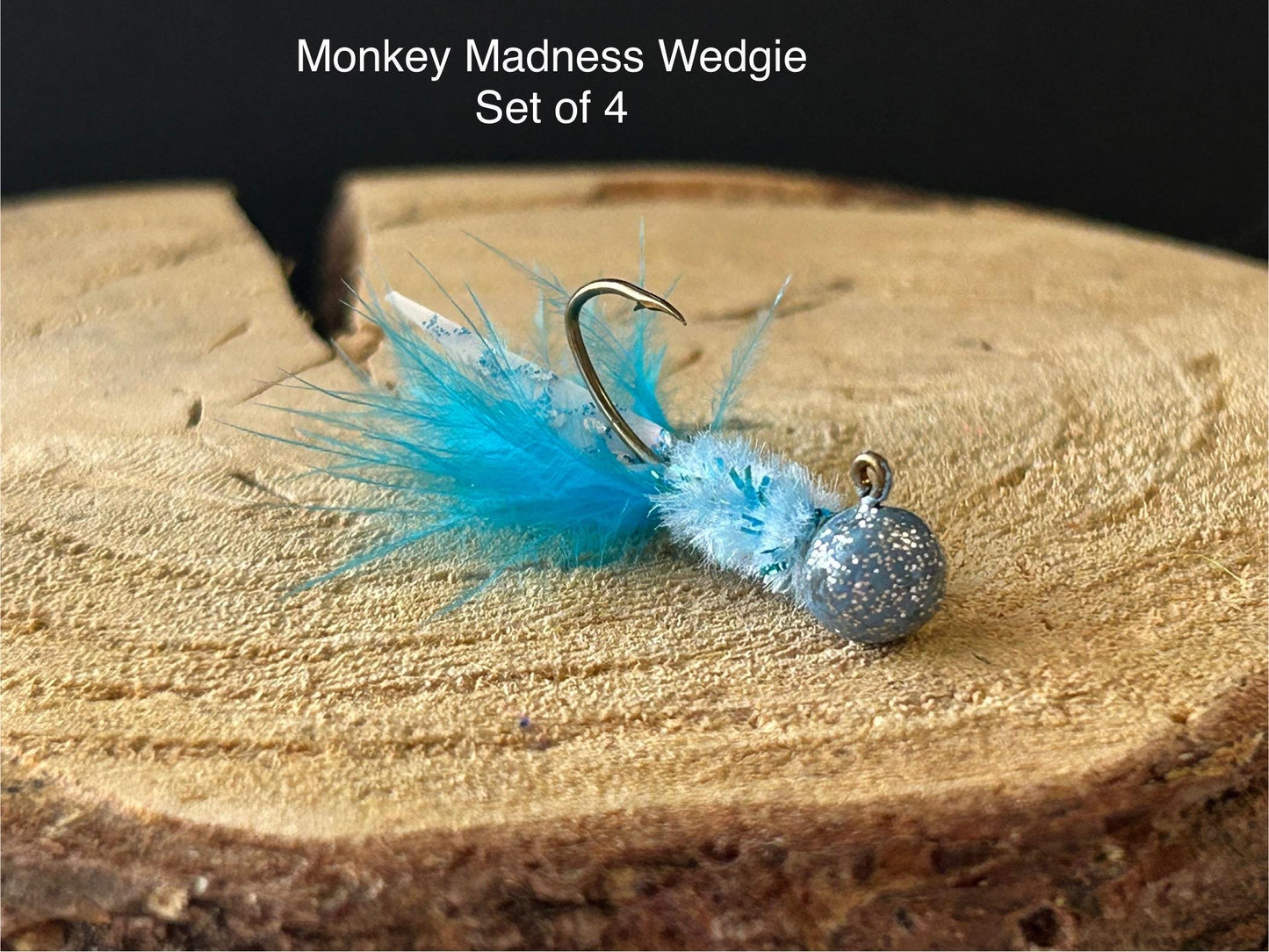 Wedge tail crappie jigs