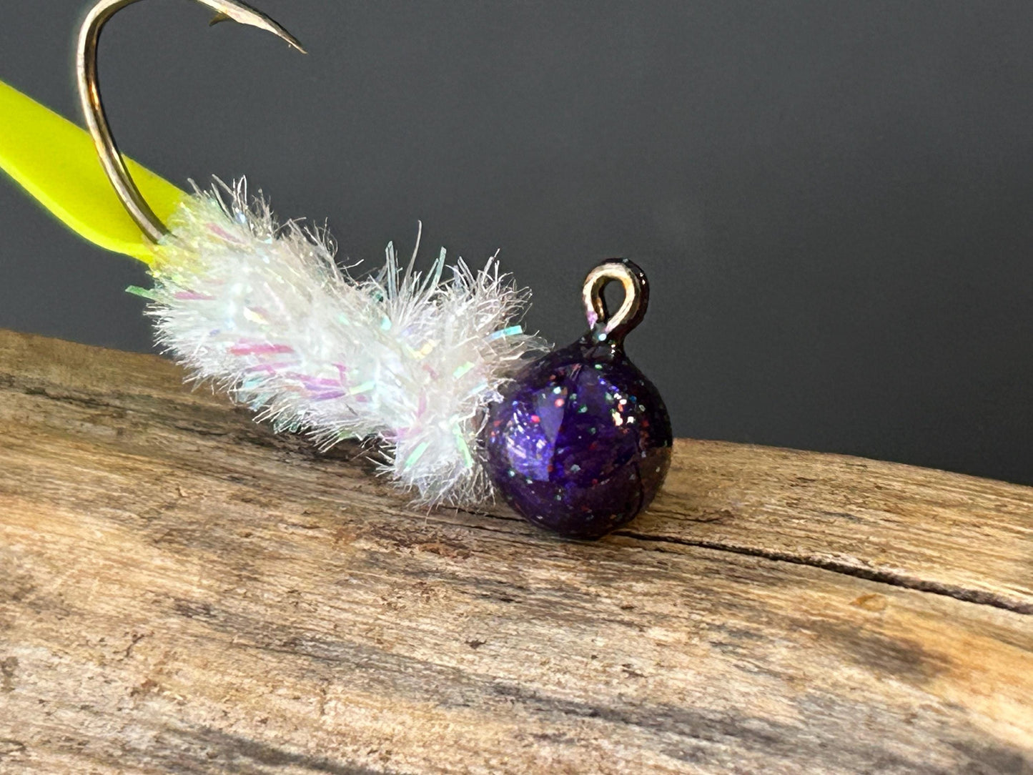 Wedge tail crappie jigs