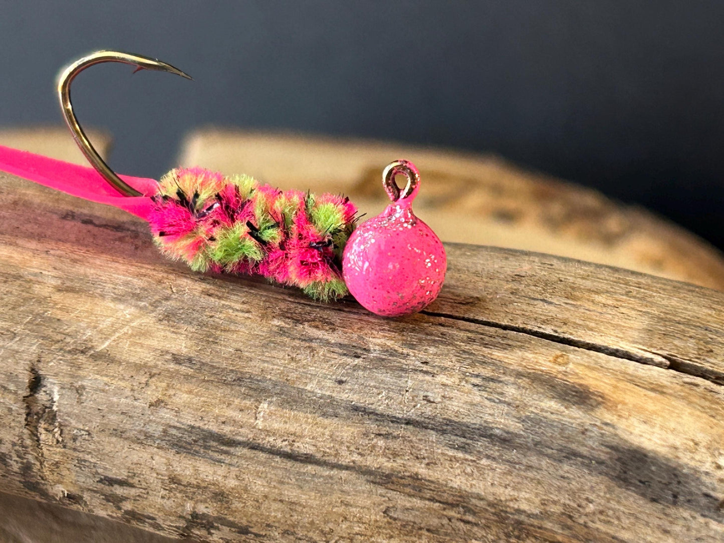 Wedge tail crappie jigs