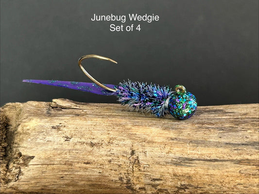 Wedge tail crappie jigs