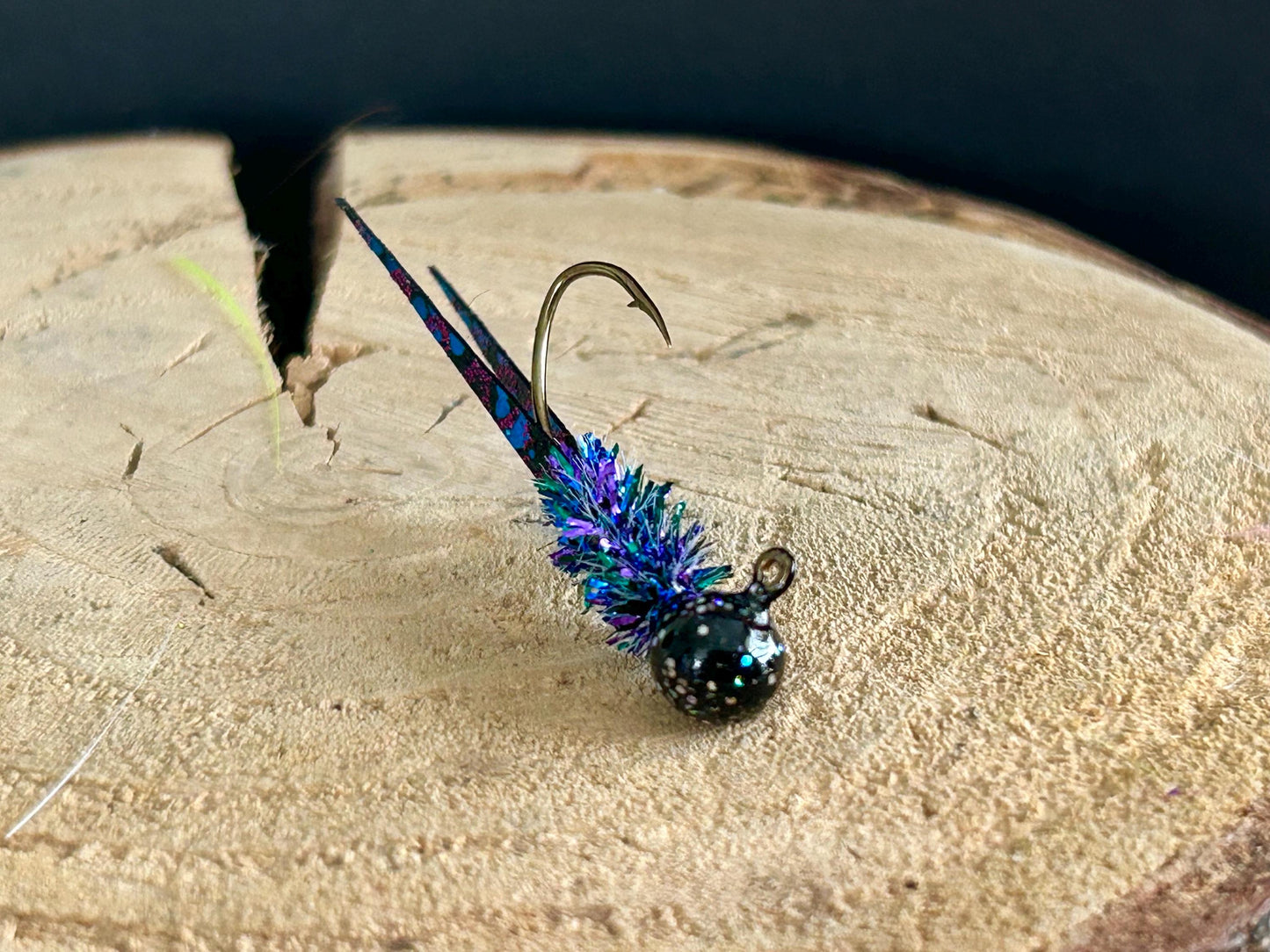 Split tail crappie jigs