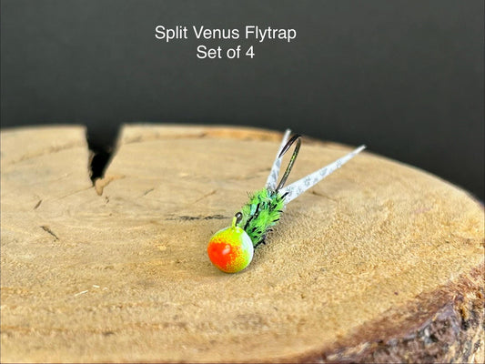 Split tail crappie jigs