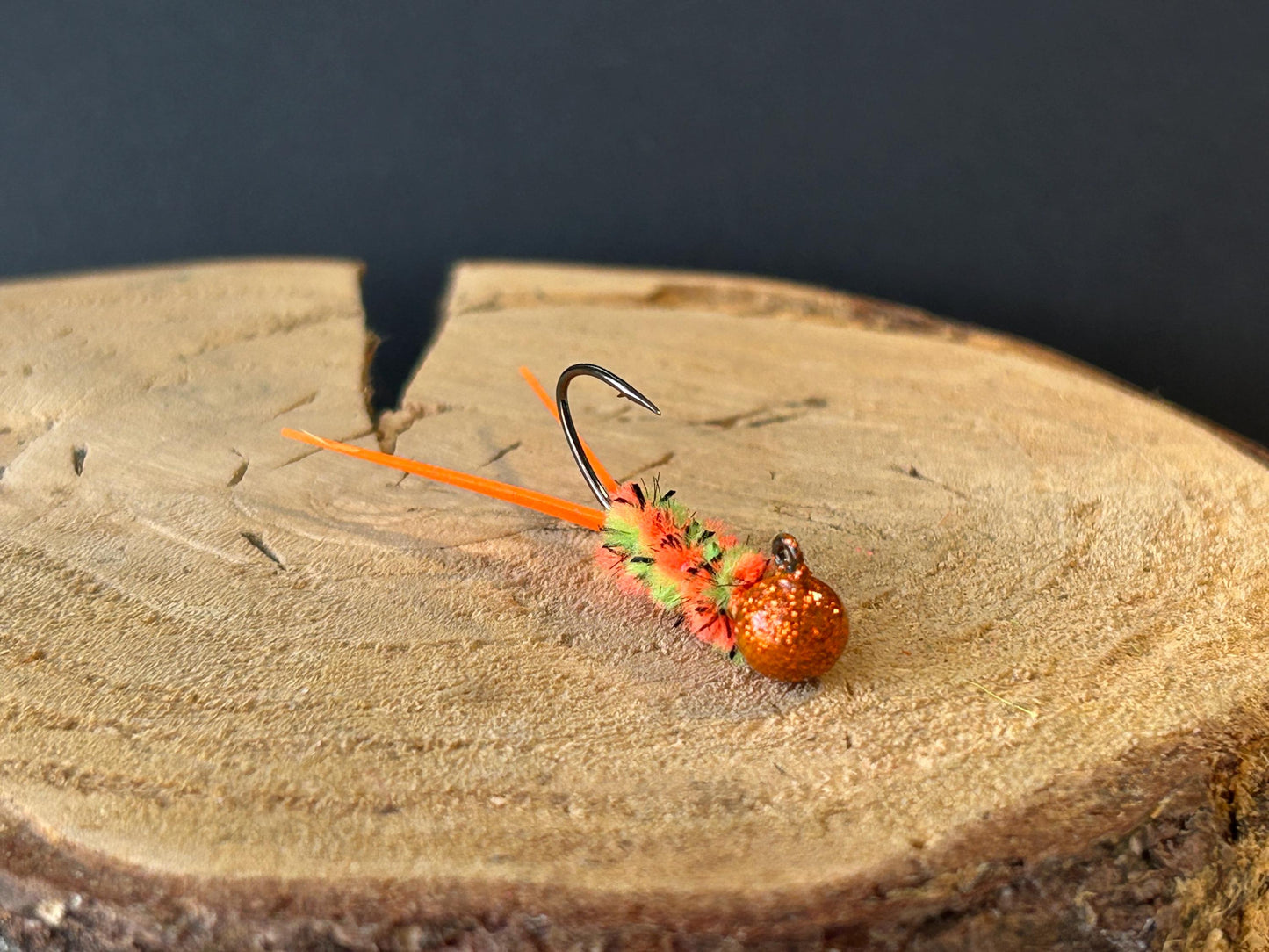 Split tail crappie jigs