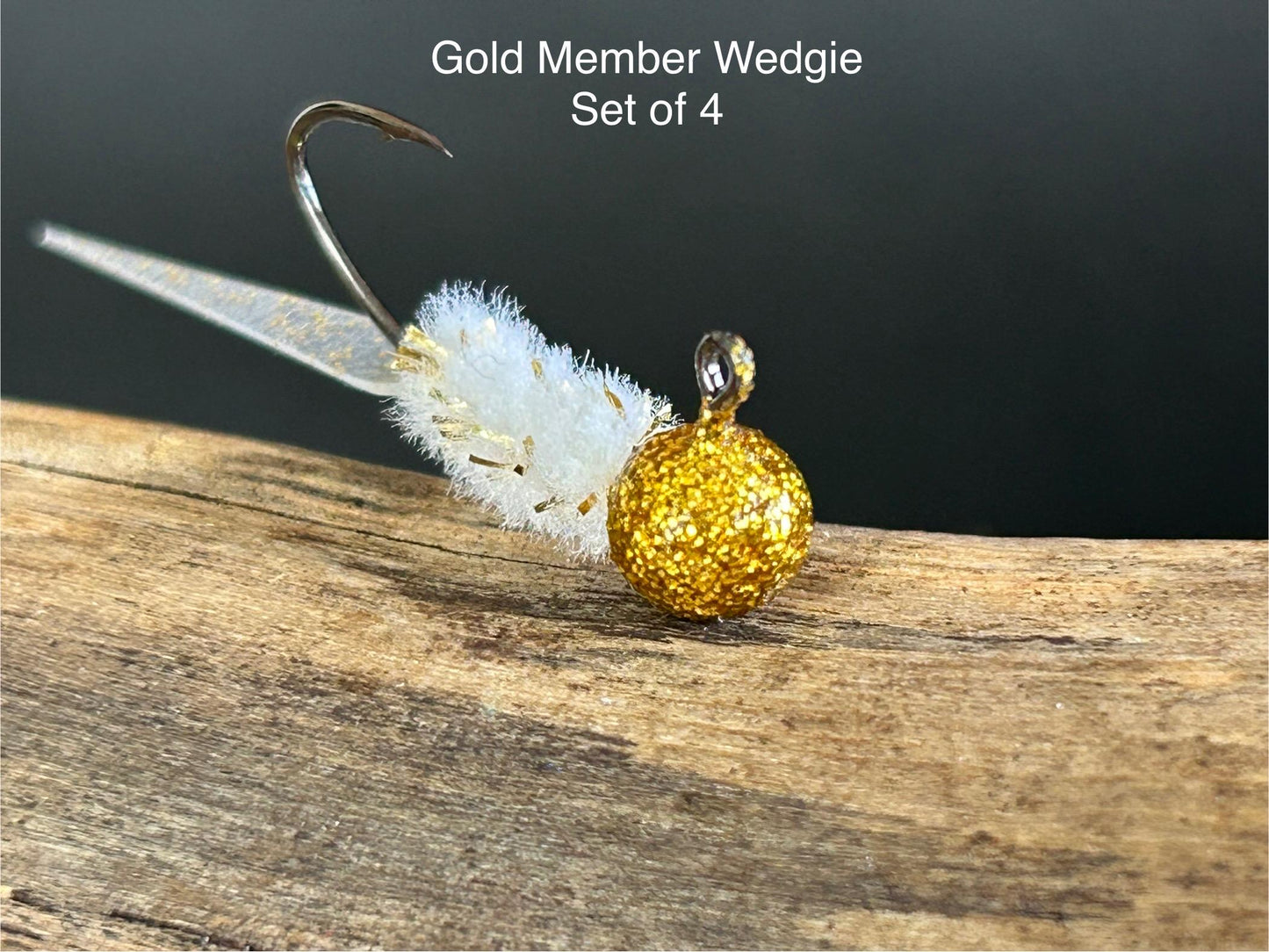 Wedge tail crappie jigs