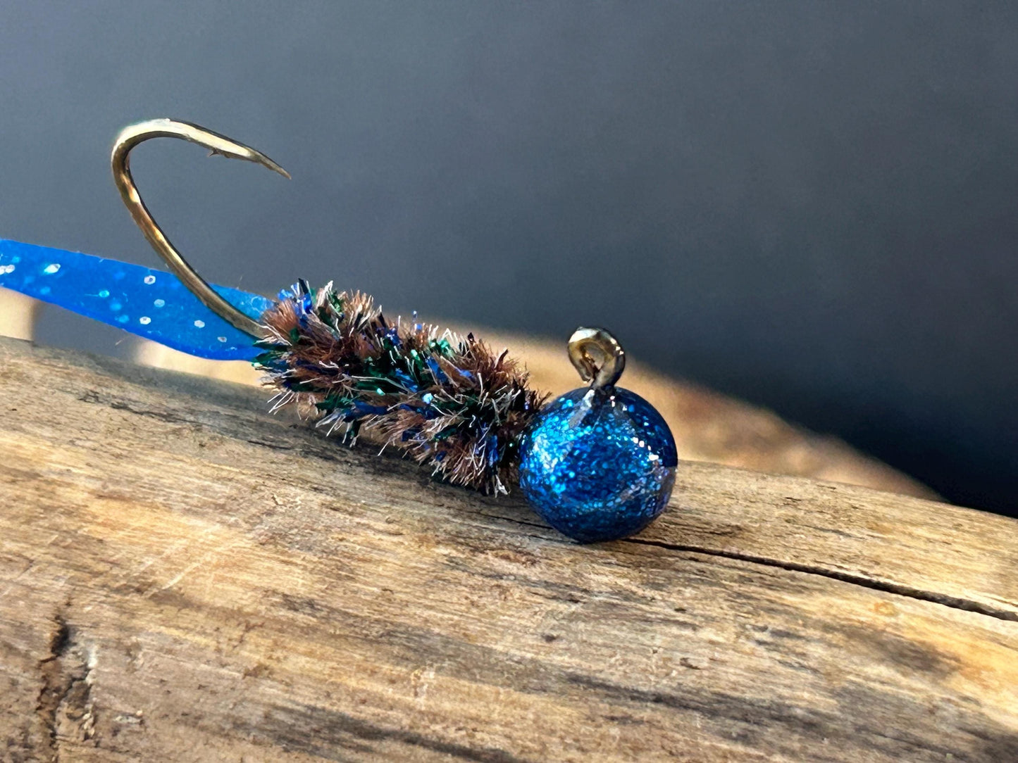 Wedge tail crappie jigs