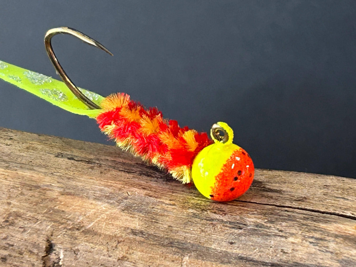 Wedge tail crappie jigs