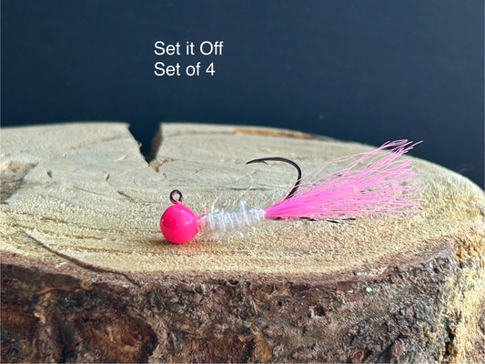 Bucktail crappie jigs