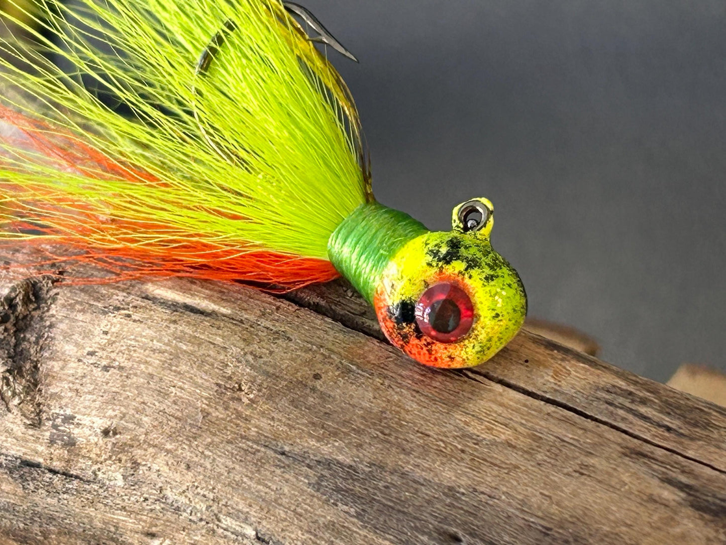 Hand tied walleye jigs