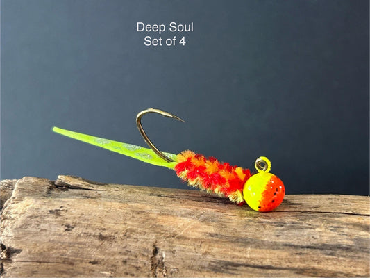 Wedge tail crappie jigs