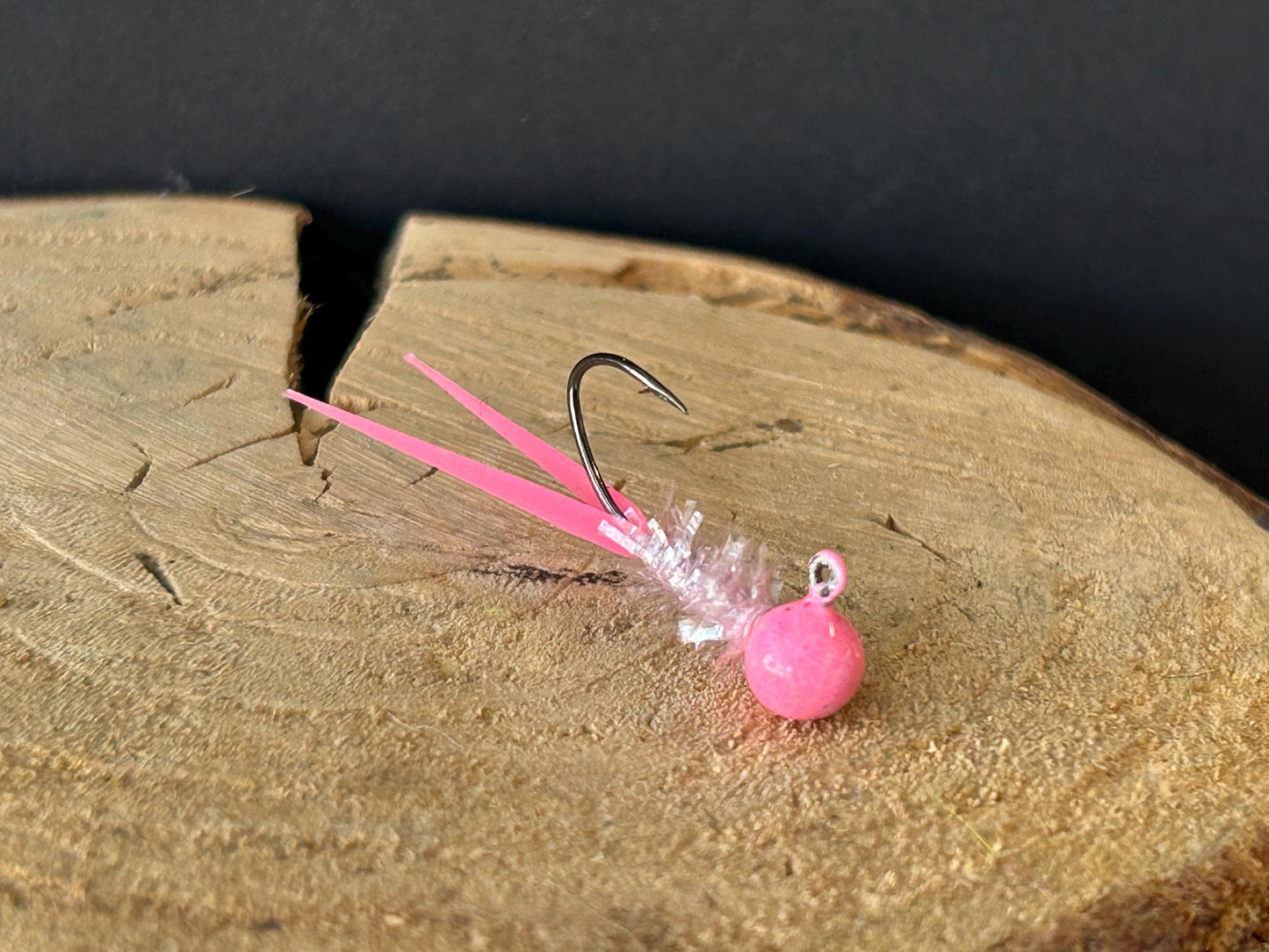 Split tail crappie jigs