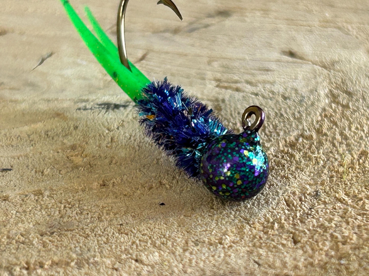 Split tail crappie jigs