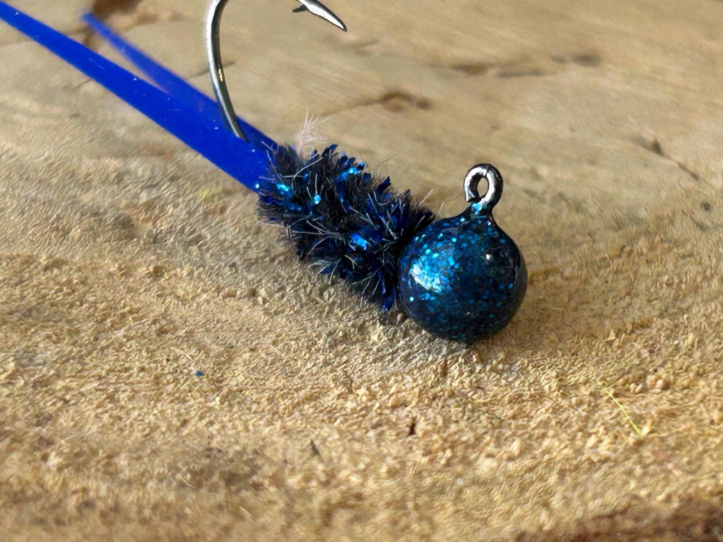 Split tail crappie jigs