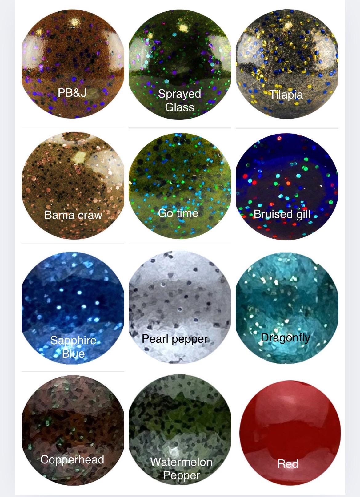 GOLD GLITTER ball jig heads