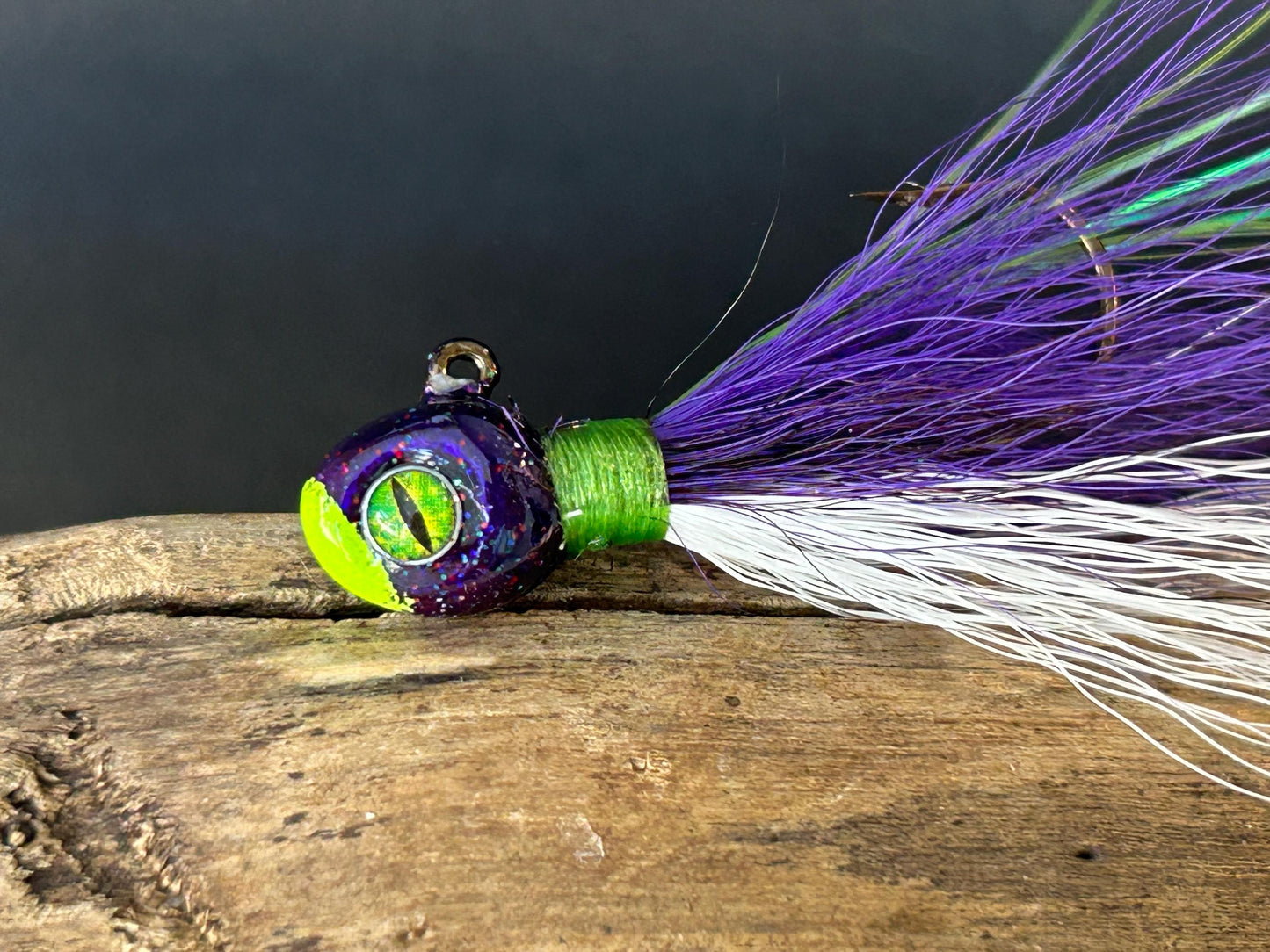 Hand tied walleye jigs
