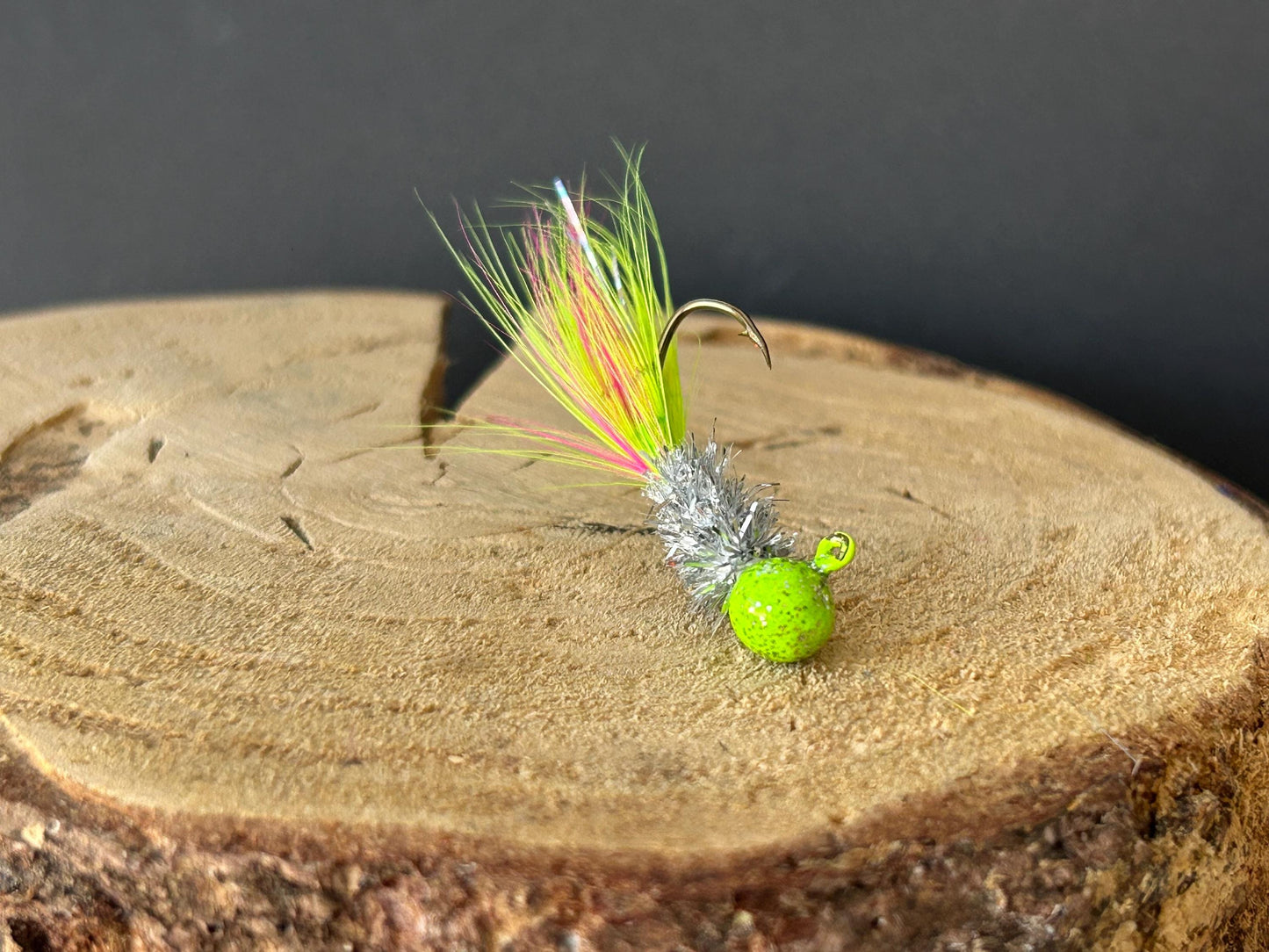 Hand tied crappie jigs