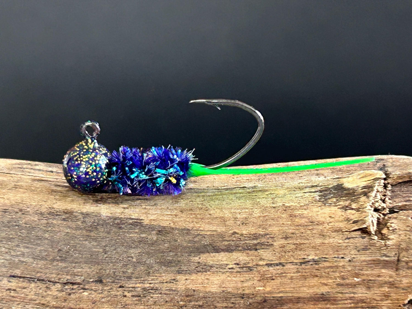 Wedge tail crappie jigs