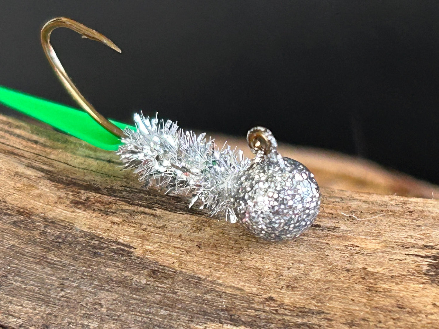 Wedge tail crappie jigs