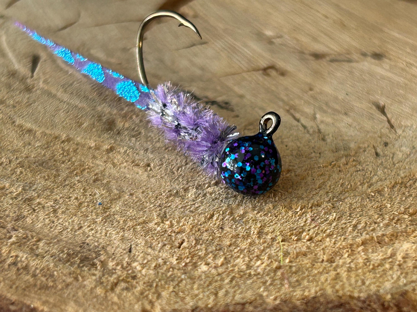 Split tail crappie jigs