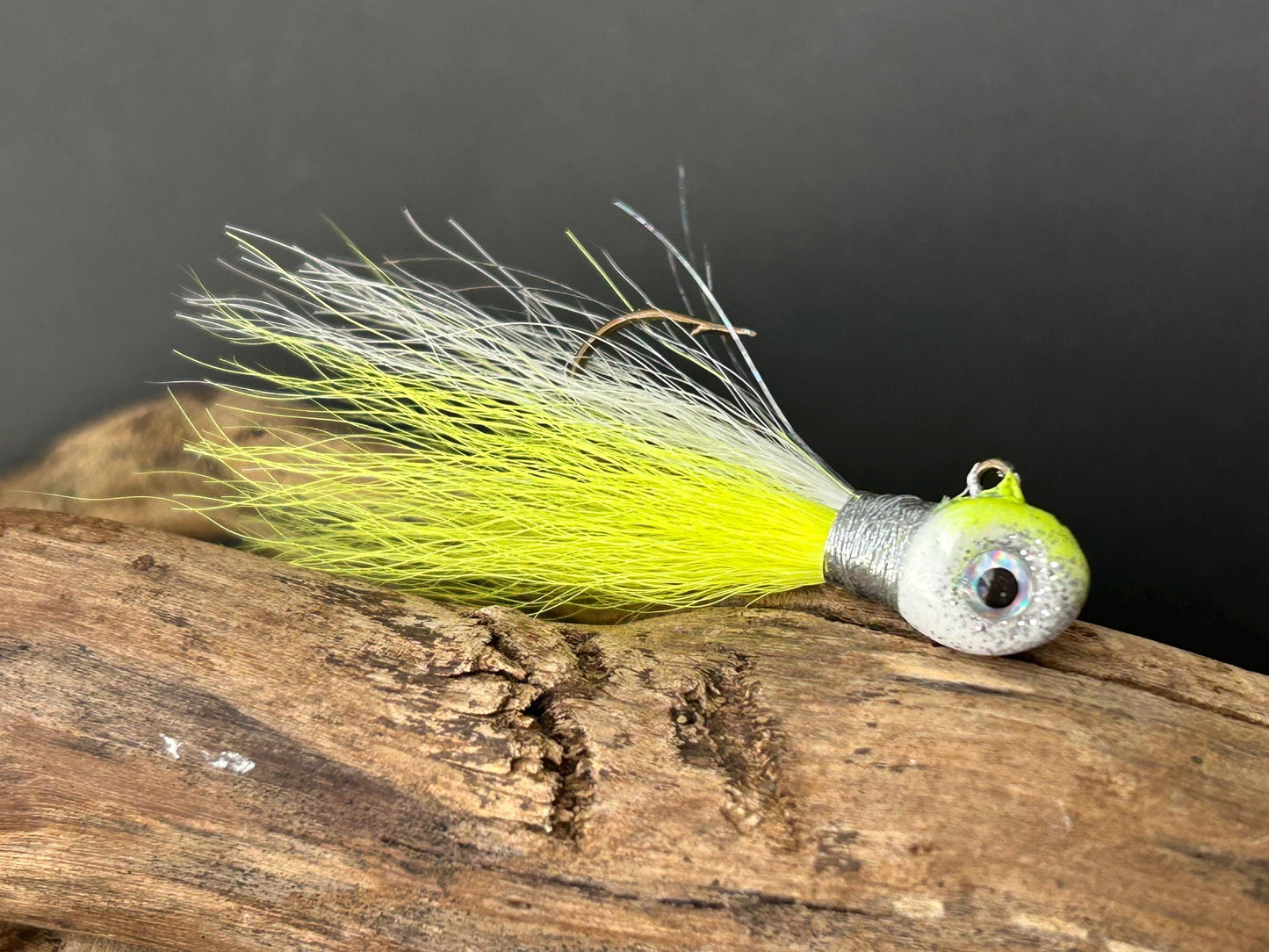 Hand tied walleye jigs