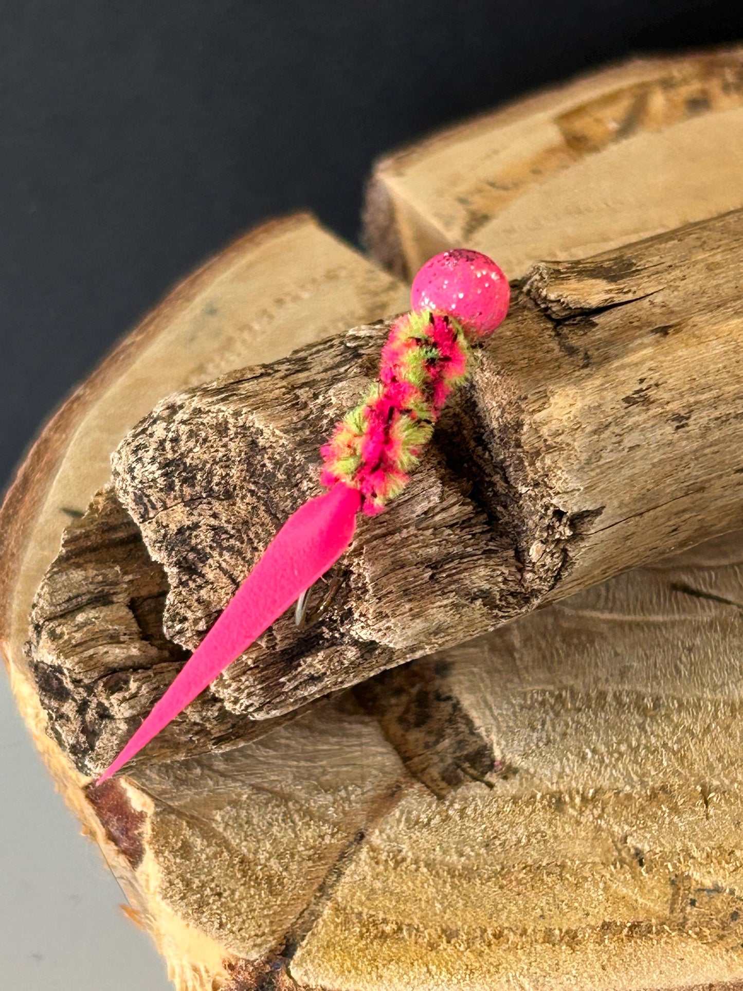 Wedge tail crappie jigs