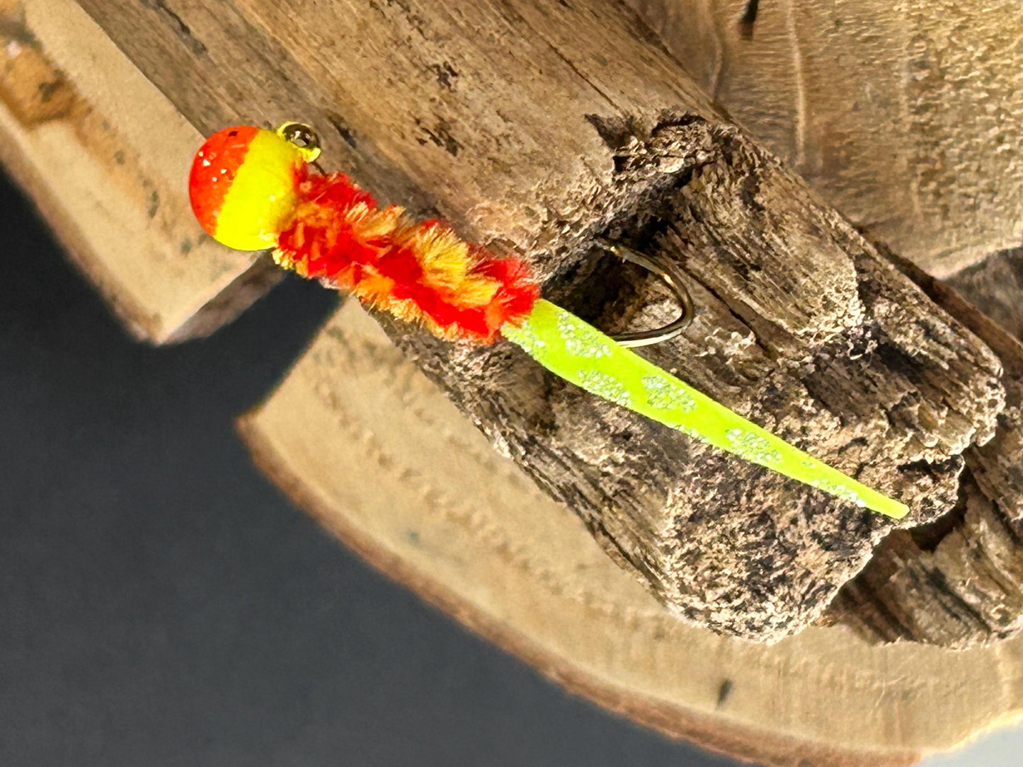 Wedge tail crappie jigs