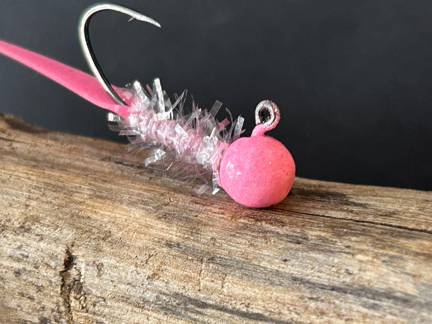 Wedge tail crappie jigs