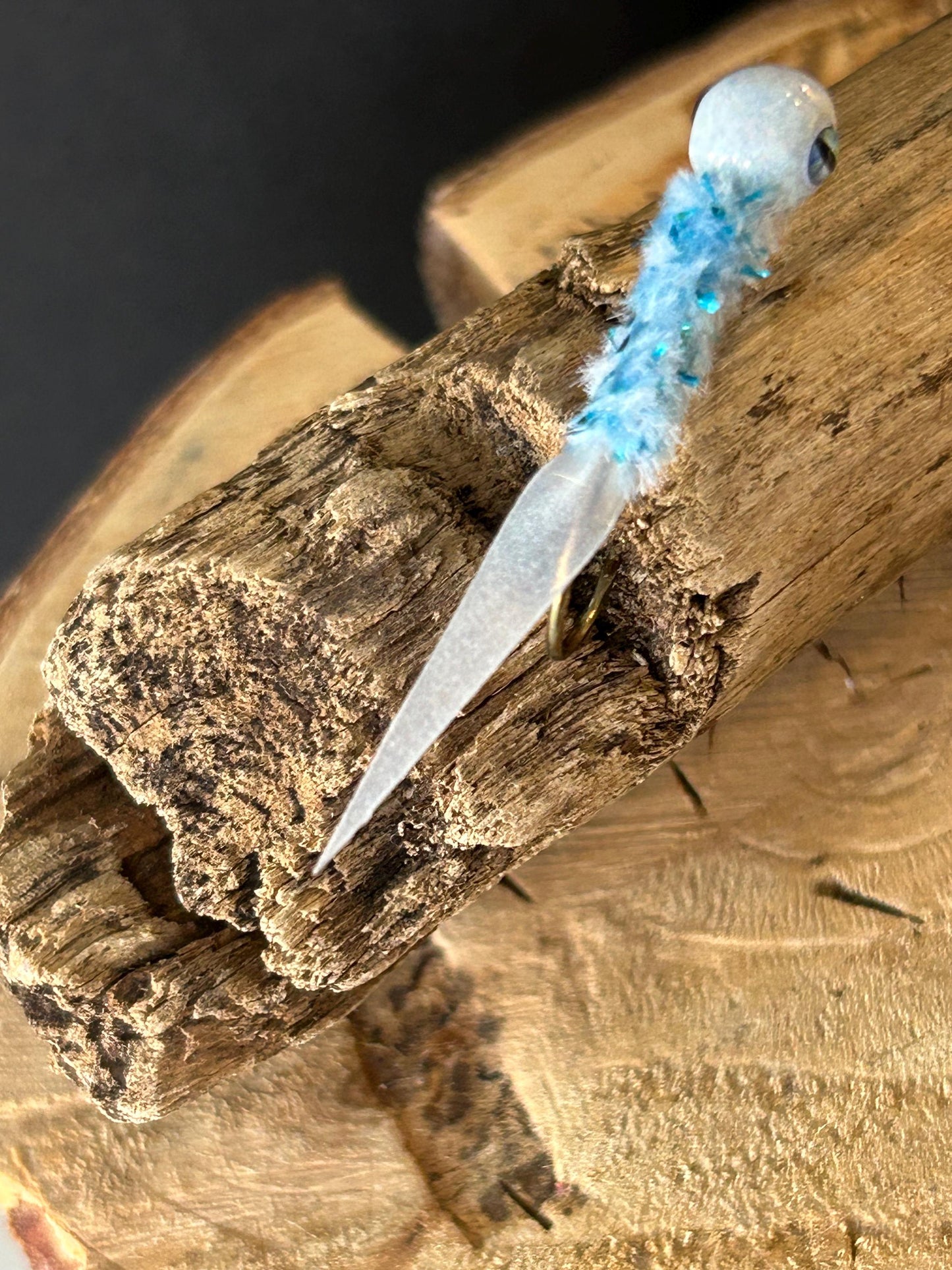 Wedge tail crappie jigs