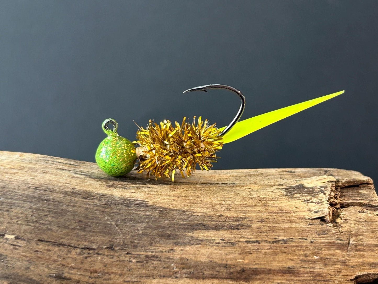 Wedge tail crappie jigs