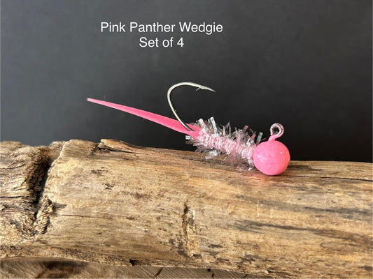 Wedge tail crappie jigs