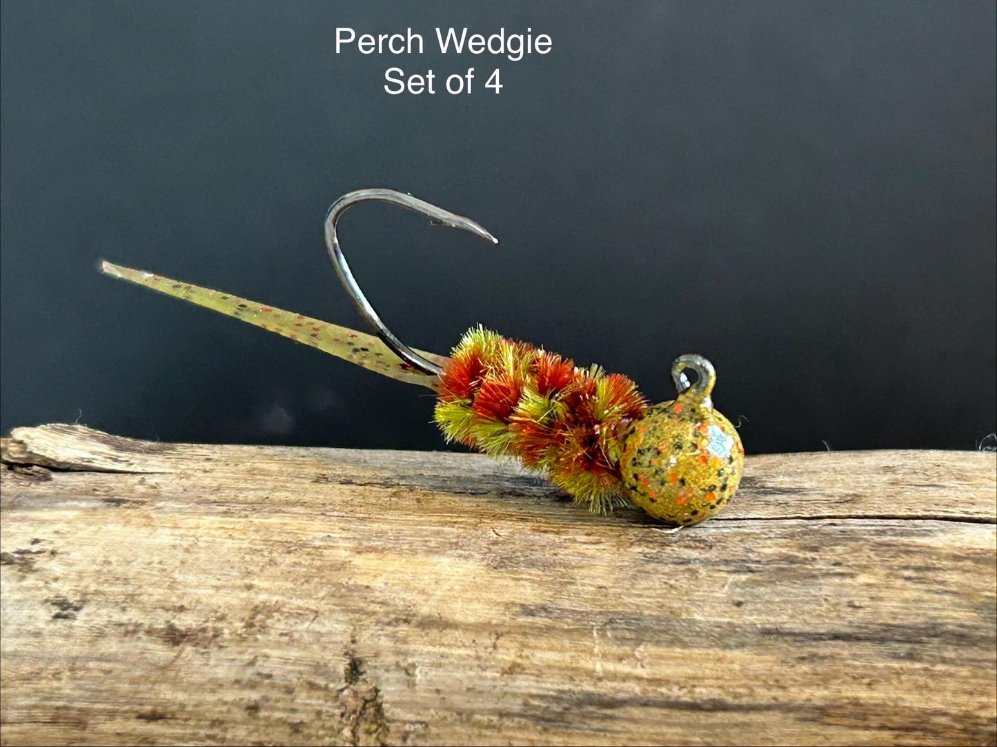 Wedge tail crappie jigs