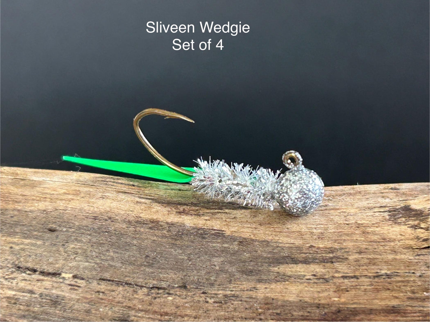 Wedge tail crappie jigs
