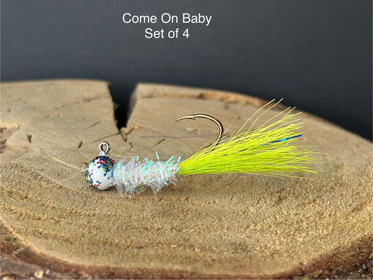 Bucktail crappie jigs