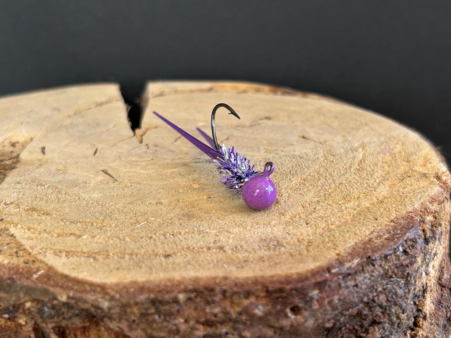 Split tail crappie jigs